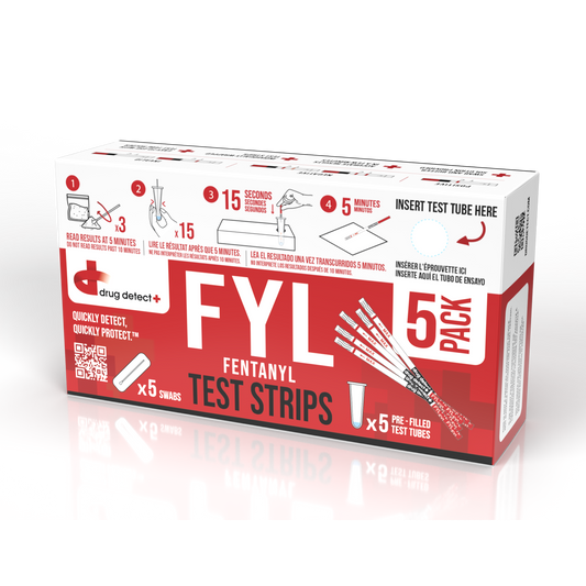 Drug Detect Fentanyl (FYL) Test Kit 5-pack