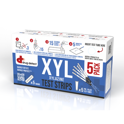 Drug Detect Xylazine (XYL) Test Kit 5-pack