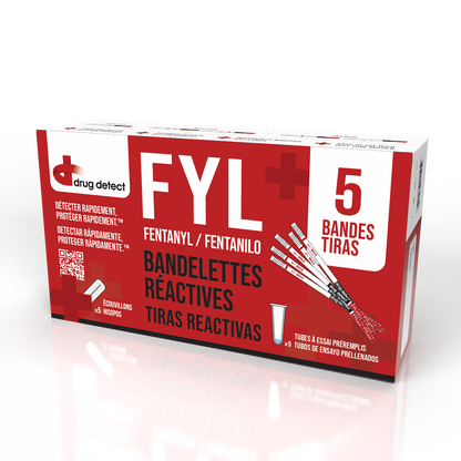Drug Detect Fentanyl (FYL) Test Kit 5-pack