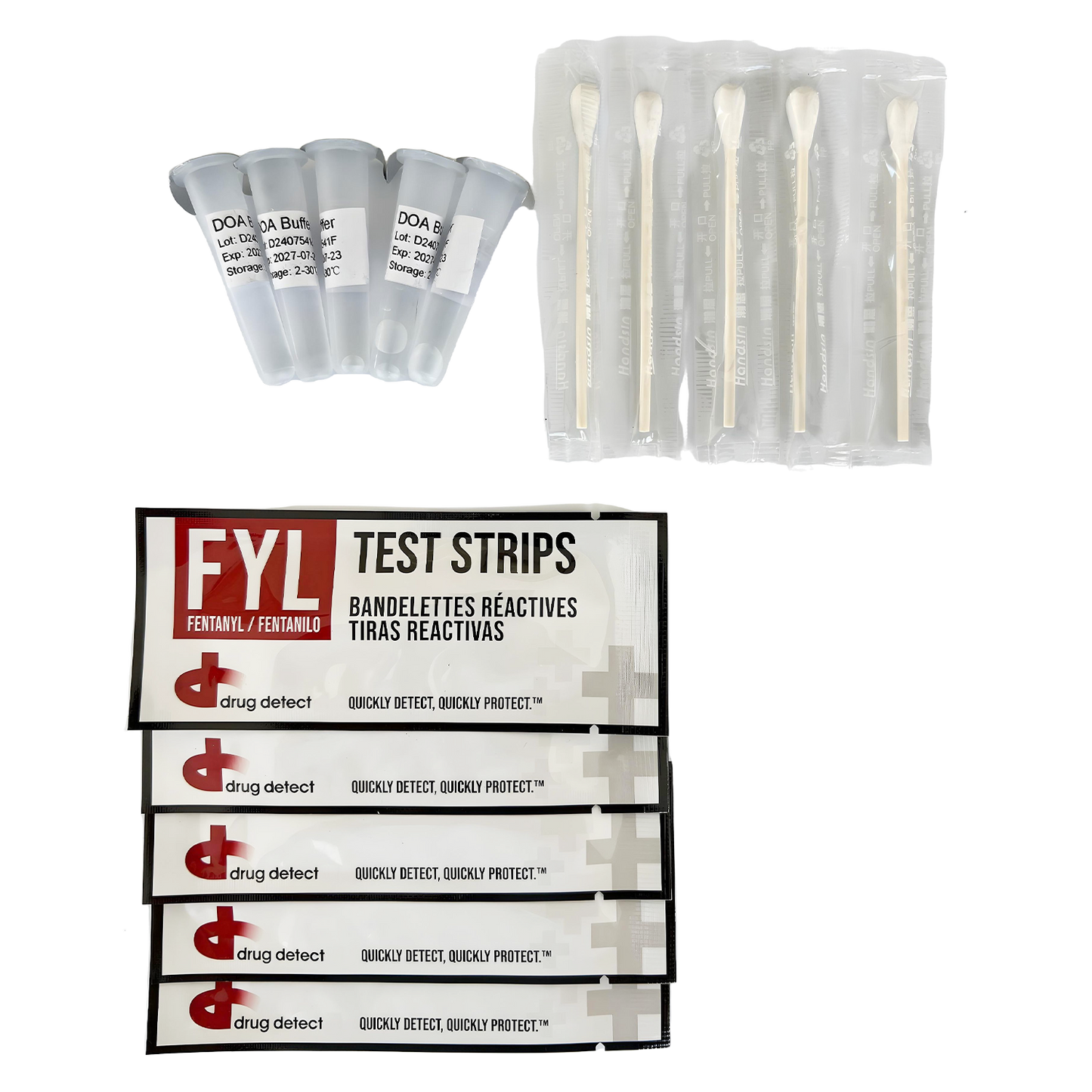 Drug Detect Fentanyl (FYL) Test Kit 5-pack